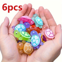 Glow in the Dark Turtle Set - Home Decor Car Accessories Fairy Garden Ornaments