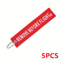 50pcs Remove Before Fight Keychain Anti lost Key Chain Pendant Gift