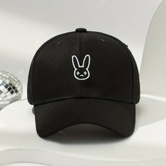 Embroidery Rabbit Anime Baseball Cap