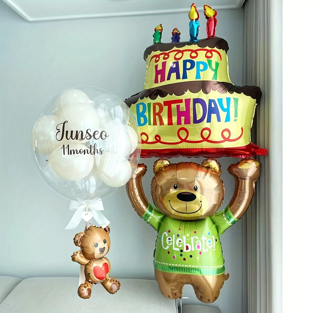 Birthday Cake Balloon Birthday Party Decoration Room Beach Party Supplies