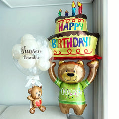 Birthday Cake Balloon Birthday Party Decoration Room Beach Party Supplies