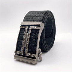 Men's Ratchet Nylon Web Belt For Jeans Casual with Auto Buckle Tactical Belt