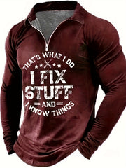Men's Casual Custom Fit Long Sleeve Shirt