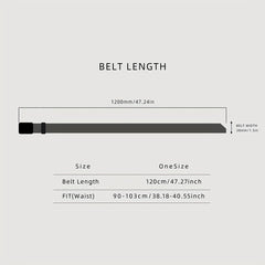 Men's Nylon Automatic Belt Canvas Webbing Tactical Belt