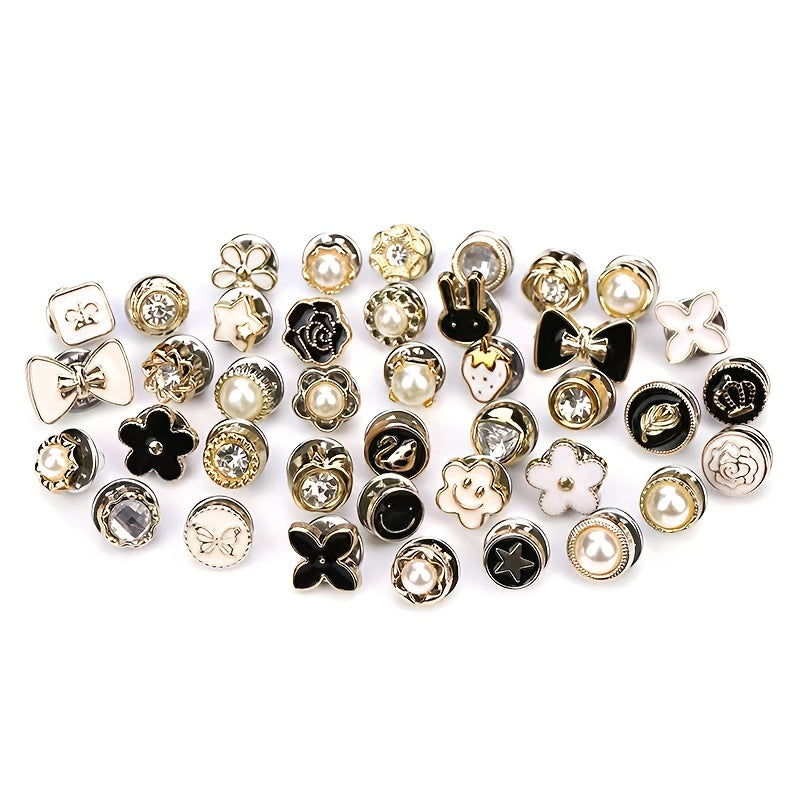 40pcs Anti Exposure Buckle Removable Button for Women Shirts Dresses