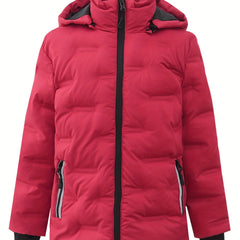 Kids Ski Jacket Winter Waterproof Removable Coat