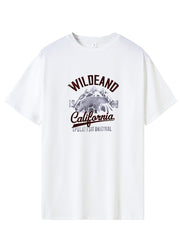 Graphic Print Leisure Sports T shirt Men's Casual Street Style Round Neck Tee