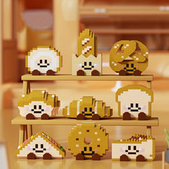 DIY Bread Series Pretzel Building Blocks Ornament