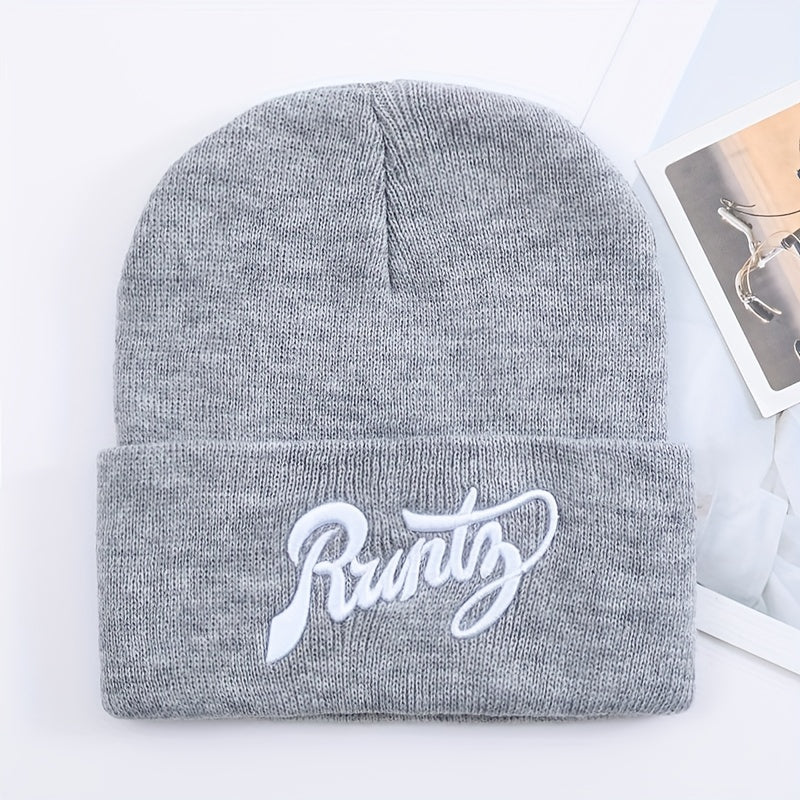 Embroidered Cold Hat American Style Warm Ear Protect
