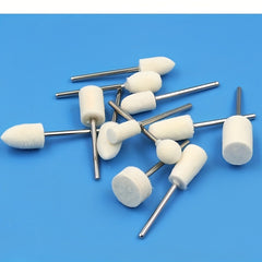 12pcs Polishing Buffing Wheels Wool Felt Mandrel Mounted Grinding Polishing Kit