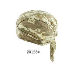 Men's Hip Hop Camouflage Pirate Hat for Riding