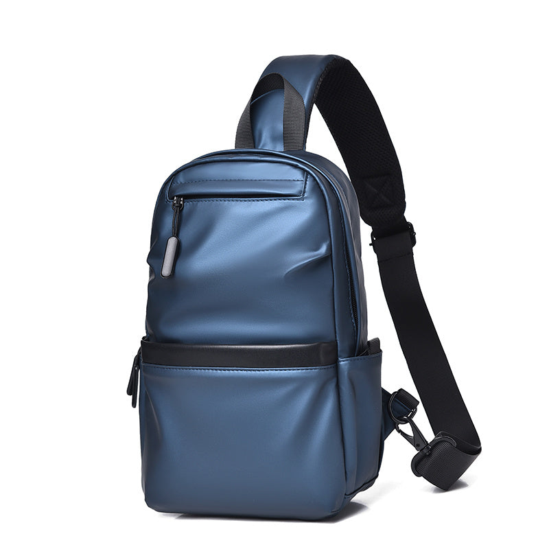 Men's Casual Skin Chest Bag Anti-splash Water Messenger Bag