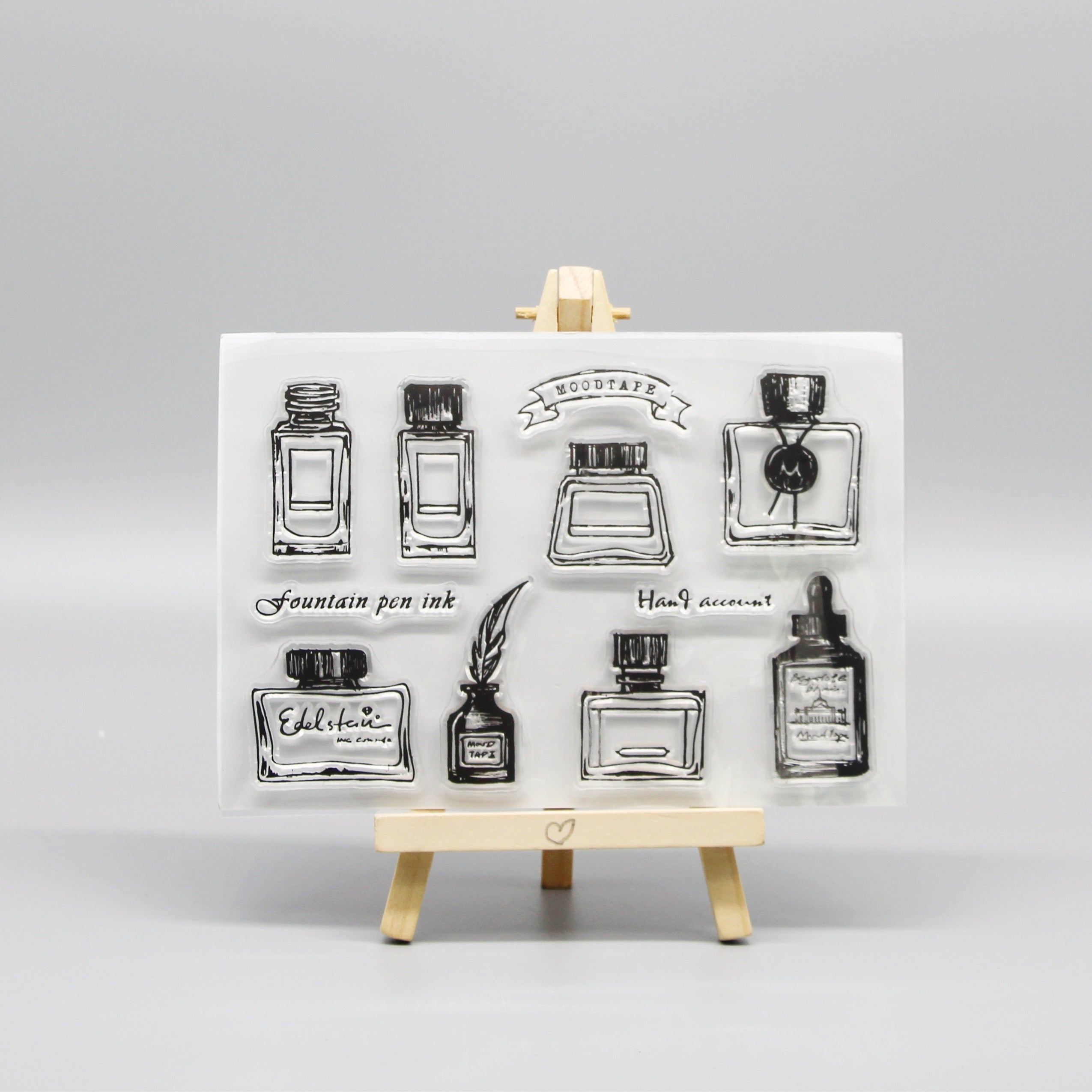 Cartoon Transparent Stamps for Kids - Fun Stationery Additions