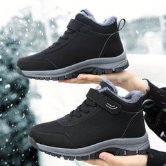 Fur Lined Thermal Snow Boots Slip On Warm Winter Boots