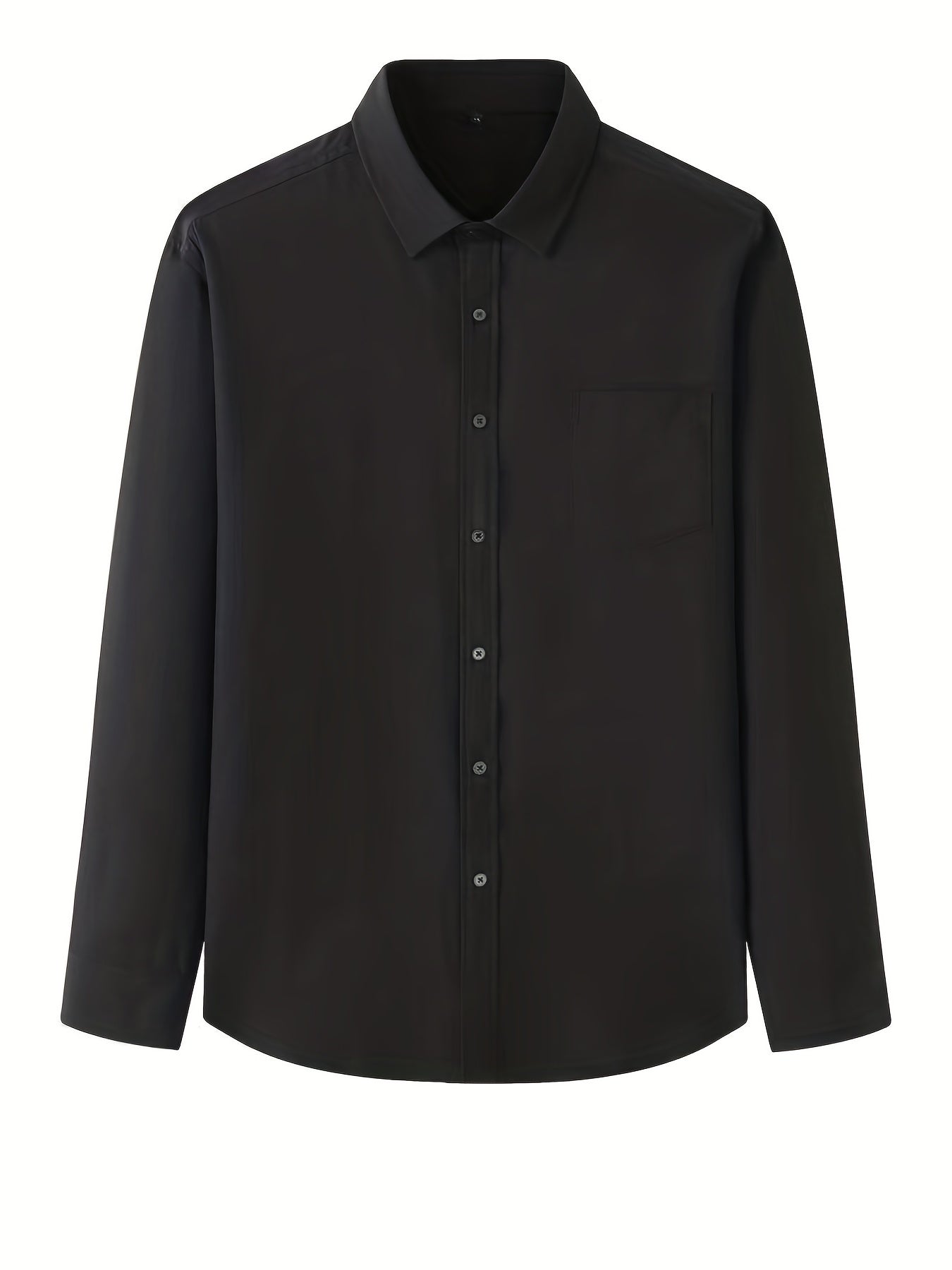 Men's Long-sleeved Solid Business Shirt Spring Autumn