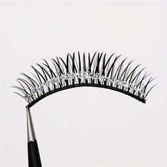 Glitter Sequins False Eyelashes for Dance and Stage Performance
