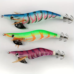 10pcs Squid Hook Set Bionic Fishing Lure Luminous Squid Jigs Sea Fishing Tackle