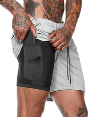 Men's Running Shorts Quick Dry Breathable Sports Shorts