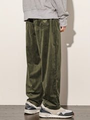 Men's Loose Fit Corduroy Dress Pants