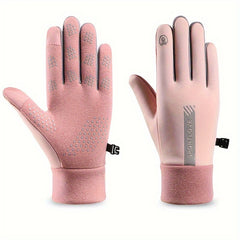 Winter Touch Screen Gloves Short Windproof Waterproof Gloves Outdoor Sports