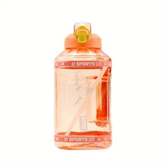 1.5L High Capacity Sports Water Bottle with Silicone Straw