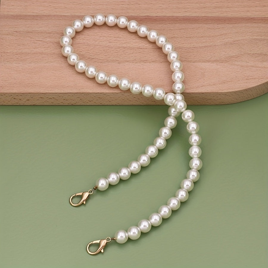 8mm Faux Pearl Bag Chain Handbag Strap Replacement