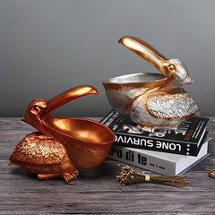 Bird Shape Jewelry Storage Box Decorative Container For Earrings Gift