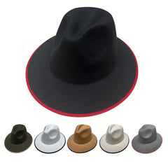 Men's Classic Trilby Fedora Hat Casual Jazz Cap