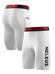 Men's Compression Shorts w/ Pocket Athletic High Stretch Base Layer