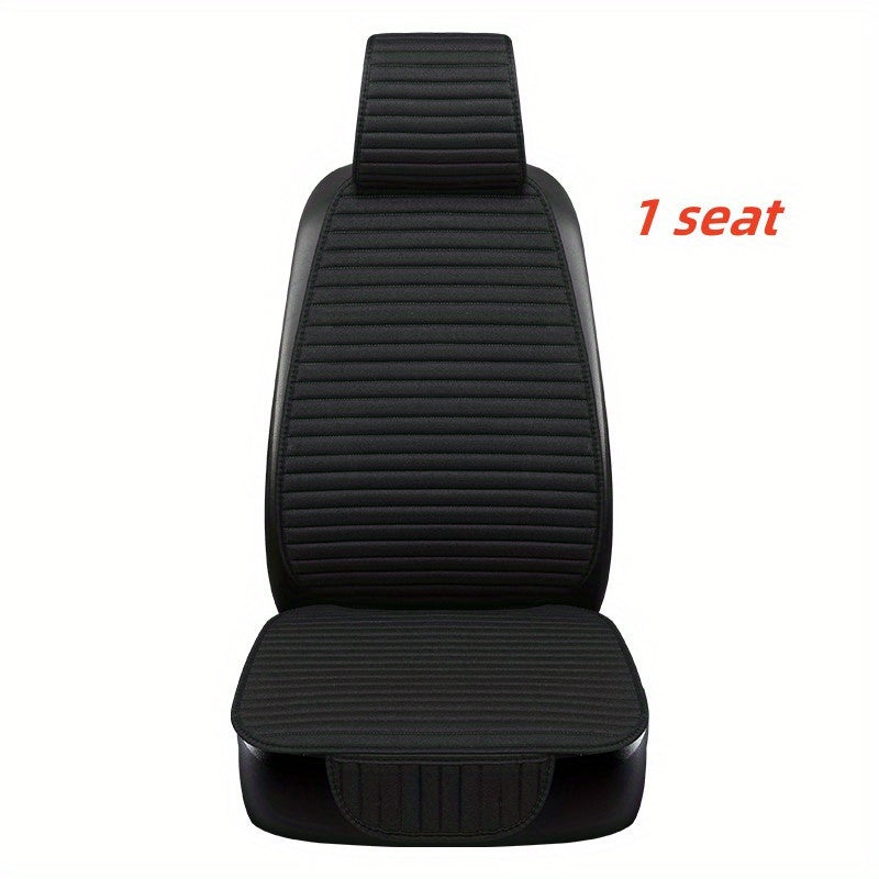 Auto Seat Cover Protector Backrest Front Rear Seat Back Waist Washable Cushion