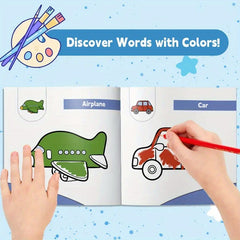 Kids Animal Drawing & Coloring Book: English Spanish French Bilingual Learning
