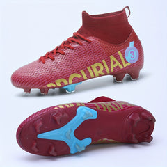 Men's Non Slip Soccer Shoes Outdoor Football Shoes Lightweight Breathable