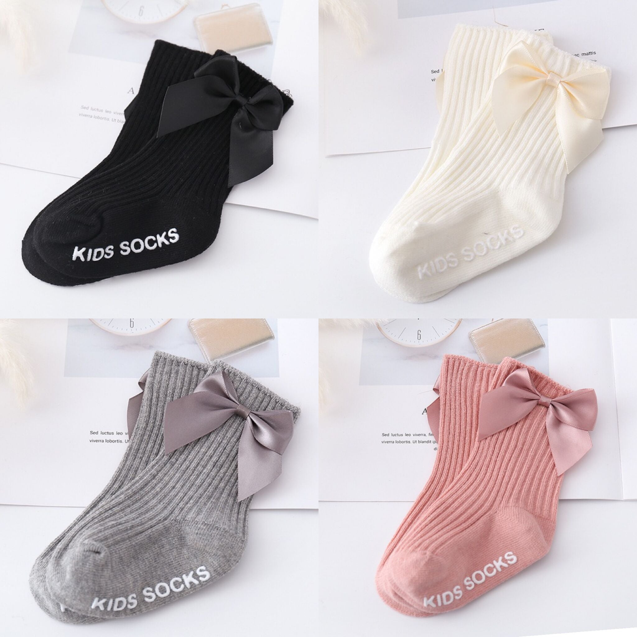 5pairs Baby Girls Kids Candy Floor Socks Non slip Breathable Comfy Socks