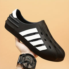 Men's Lightweight Comfy Clogs Hollow Out Non Slip Garden Shoes