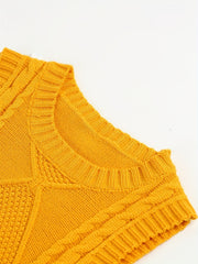 Kids Sleeveless Sweater - Cozy and Stylish for Inside and Outside Wear