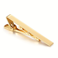 Classic Silver Tie Clip for Men