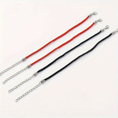 1pc Braided Solid Sports Bracelet Outdoor Couple Wristband