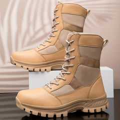 Boy's High Top Military Style Hiking Boots