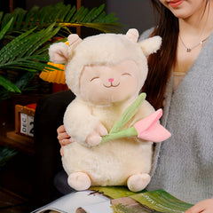 2 Size Tulip Wool Plush Toy Plush Sheep Buddy Plush Toy Lamb Toy Plush Lamb