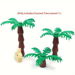 Coconut Tree Leaves Building Block Set - Educational Toy for Ages 8-12