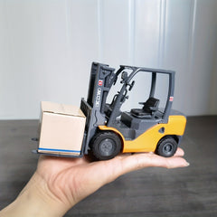Alloy Forklift Model 1:20 Joint Movable Engineering Car Toy