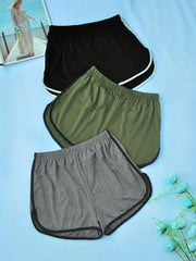 Soft & Comfy Elastic Waistband Shorts Women's Sleepwear