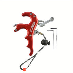 Adjustable 4 Finger Bow Release Aid with Caliper and Thumb Triggers