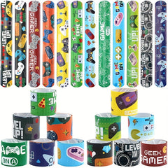 12pcs Slap Bracelets Bulk Snap Party Supplies Favors
