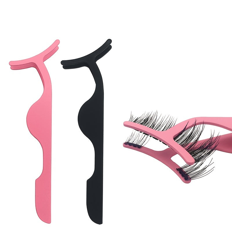 Magnet False Eyelashes Tweezers Lashes Applicator Clip