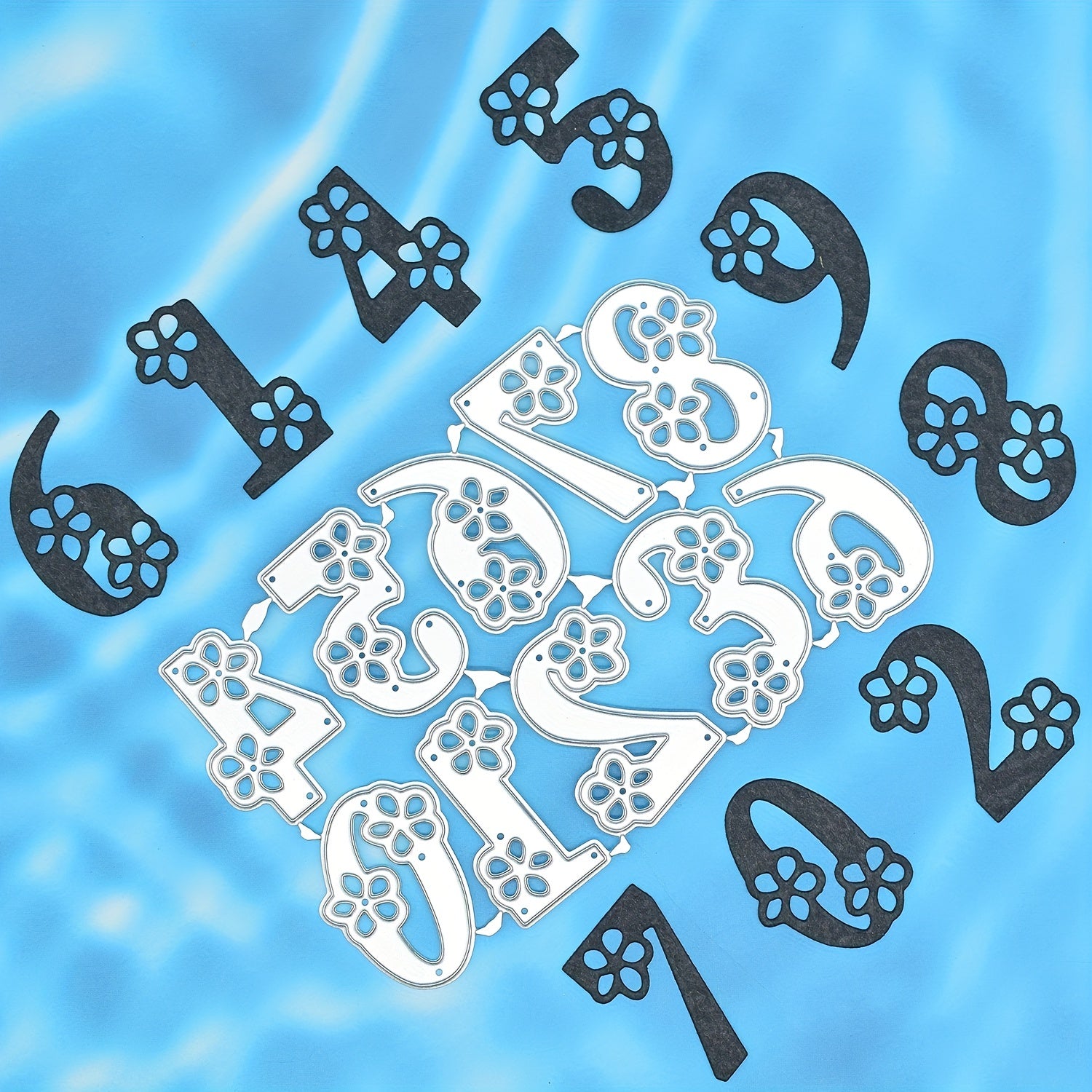 1pc Number Cutting Dies Metal Cutting Dies Embossing Stencils