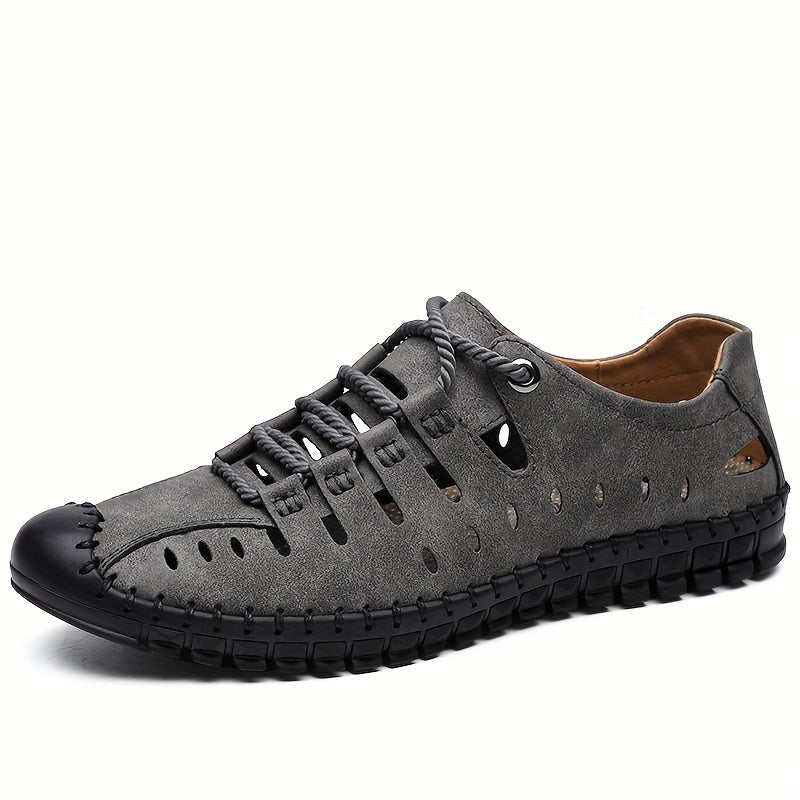 Men's Casual Breathable Lace-up Walking Shoes