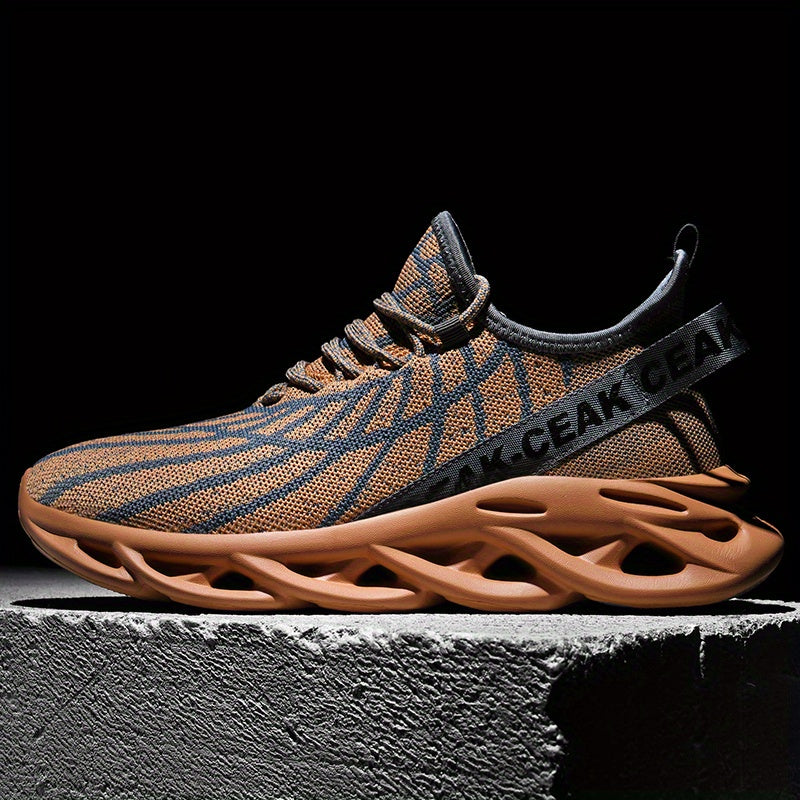 Men's Blade Sneakers Lace ups Odor Resistant Athletic Shoes