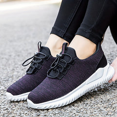 Women's Outdoor Running Shoes Non-slip Lace-Up Sneakers