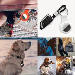 4 Pack Silicone AirTag Case Keychain Holder for GPS Item Finders